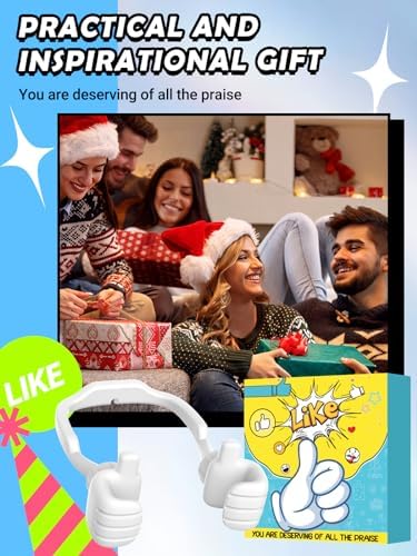 Cell Phone Holder Thumbs Up Lazy Phone Stand: 3 Pack Graduation Gifts for Teen Boys Him Kids 2025 Phone Stand for Desk Back to School Supplies Gifts for Men Birthday Funny Cool Gadgets Stuff Ideas – Enhanced Compatibility and Speed