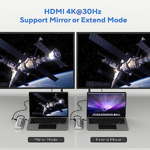 Unleash Your Potential with the INTPW 9-in-1 USB C Hub: High-Speed 4 K HDMI Adapter, 100 W PD Charging, Dual USB-A Ports & SD/TF Card Slots – Perfect for Mac Book Pro, i Pad Pro, i Phone 15/16 & More – Elevate Productivity and Connectivity on the Go