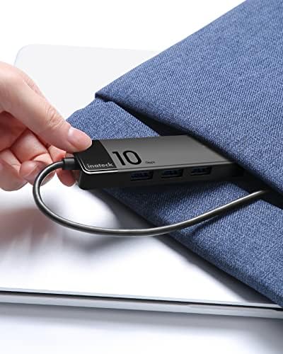Inateck 10-in-1 USB C Docking Station – Ultimate 4 K 60 Hz HDMI Hub with RJ45 Ethernet and 100 W Power Delivery for Seamless Device Connectivity on Windows, Mac, and Linux – Optimize Your Workspace and Boost Productivity