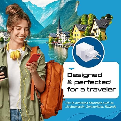 Compact Dual USB Travel Adapter for Effortless Charging in Australia, New Zealand, and China – Essential Type I Plug for Phones, Tablets, and Cameras – Quick Charge Capability with Universal Compatibility for Hassle-Free Global Adventures