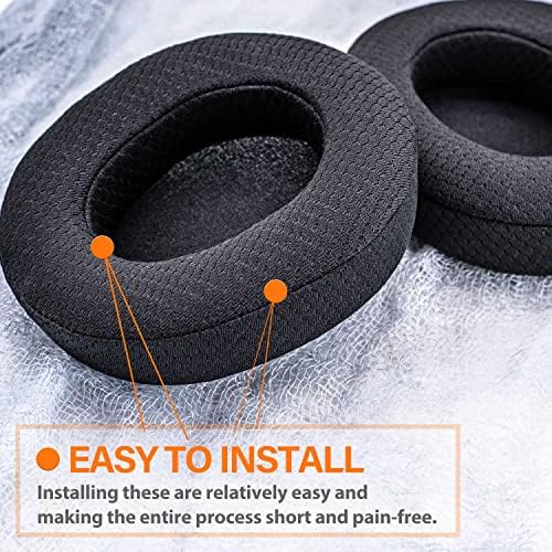 Upgrade Your Audio Experience with TRANSTEK’s Premium Velour Earpads for Arctis Nova Pro Wired Headset – Exceptional Comfort & Enhanced Sound Isolation for Gamers & Audiophiles – Durable, Easy-to-Install Replacement Cushions Perfectly Compatible with Wired Models