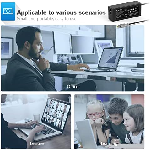 High-Speed 65 W Lenovo Laptop Charger for Think Pad & Yoga Models – Universal Power Supply with Enhanced Compatibility, Fast Charging, and Reliable Performance – Perfect for T450, T470, G50 Series & More – Includes AC Adapter & Power Cable
