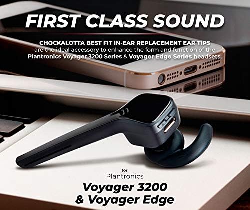Upgrade Your Listening Experience: Premium Silicone Eartips for Plantronics Voyager 3200/Edge – Left Ear Small (3 Pack) – Enhanced Noise Isolation and Comfort for Seamless Communication and Audio Clarity