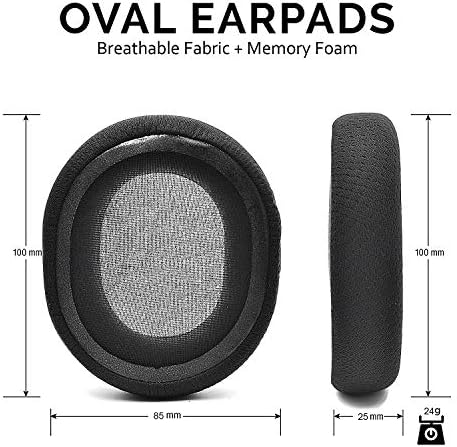 Upgrade Your Gaming Comfort with Premium Replacement Ear Pads for Steel Series Arctis 3/5/7/9 – Ideal Noise Isolation & Enhanced Sound Quality, Stylish Black & Gray Design for Extended Play Sessions