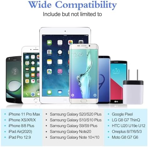 10-Pack USB Wall Charger Adapters – Efficient 1 A/5 V Fast Charging Blocks for i Phone 11 Pro Max to 16 & Samsung Galaxy S20 Ultra to S24 – Compact, Durable, and Travel-Friendly Power Solutions for All Your Devices
