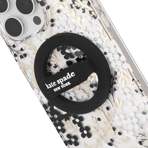 Transform Your Mobile Experience with the kate spade new york Tortoiseshell Magnetic Phone Ring Grip & Stand – Stylish, Removable & Mag Safe Compatible for Ultimate Convenience and Secure Handling