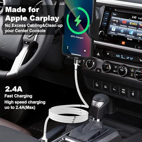 Revolutionary Magnetic Charging Cable (3.3 ft) – Tangle-Free, Fast Charging Solution for i Phone 6-14 | Effortless Magnetic Attachment, Durable Design & Enhanced Compatibility for Ultimate Convenience