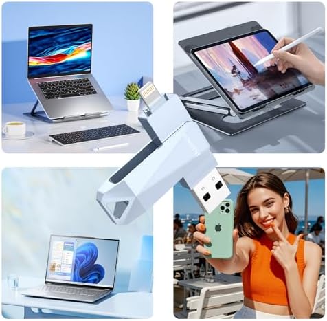Revolutionize Your Data Storage with the 512 GB MFi Certified USB Flash Drive for i Phone – Stylish Photo Stick for Seamless Backup and High-Speed Transfers, Perfect for i Pad, i Phone, and Computer Users on the Go!