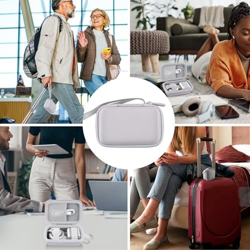 co2 CREA Green Hard Case for Anker Mag Safe UFO 3-in-1 Mag Go Wireless Charger Station – Travel-Friendly Foldable Charging Pad Protector with Enhanced Compatibility and 15 W Fast Charging Capability, Ideal for On-the-Go Charging Solutions