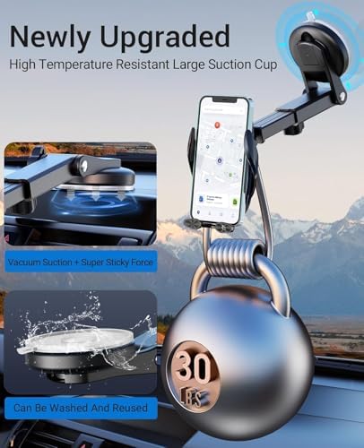 15 W Fast Wireless Car Charger with Auto-Clamping Technology – Ultimate Qi-Compatible Charging Mount for i Phone 15, 14, 13, 12, 11 Pro Max, Samsung Galaxy S23, S22, S21, S20, S10+, S9+, Note 9 – Secure and Convenient Power Delivery for All Road Trips