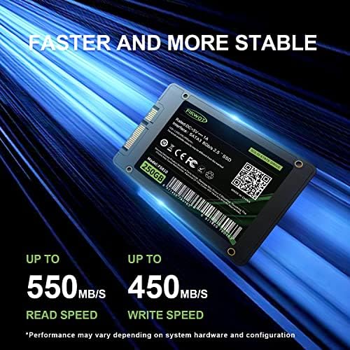 Transform Your Computing Power with the FS810 500 GB SATA III SSD – Ultra-Fast Solid State Drive for Desktops & Laptops, Achieve 560 MB/s Speed & 3 D NAND TLC Technology for Enhanced Gaming and Productivity Boost