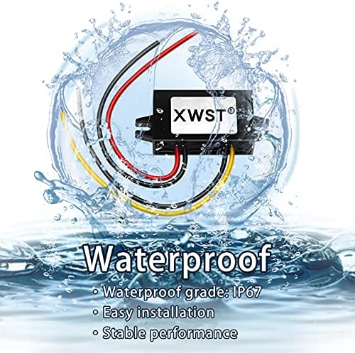 Versatile Waterproof DC/DC Buck Converter: 36 V/48 V to 5 V Step Down Module – 6 A, 30 W Power Supply for Automotive, Marine & Solar Applications – Enhanced Efficiency & Safety Features for Reliable Power Delivery