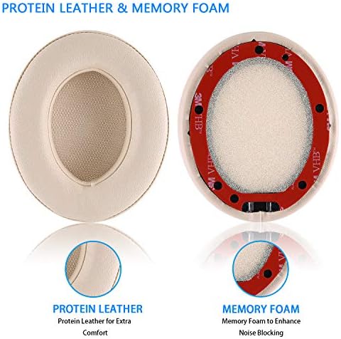 Upgrade Your Audio Experience with JECOBB Studio 2.0 Replacement Earpads – Premium Protein Leather & Memory Foam Ear Cushions for Beats Studio 2 Wired/Wireless Models B0500/B0501 (Vibrant Red) – Enhanced Comfort & Sound Isolation for Ultimate Listening Enjoyment