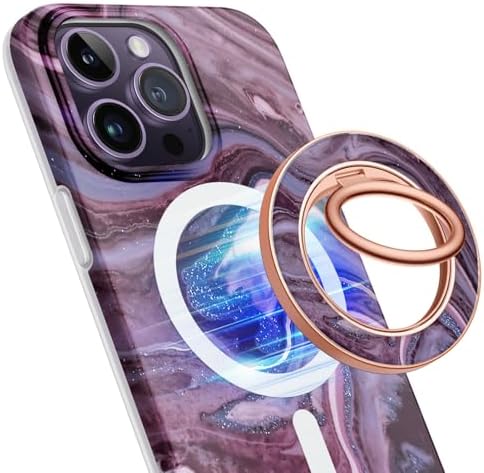 Discover the GVIEWIN Magnetic Phone Ring Holder: A Cutting-Edge 360° Rotatable Kickstand for Mag Safe Devices – Perfectly Tailored for i Phone 16 Pro Max/Plus, 15, 14, and 13 (Elegant White Finish) – Unmatched Stability and Hands-Free Viewing Experience Upgrade your smartphone usage with this premium accessory that not only enhances grip but also transforms your device into a versatile stand for effortless video calls and streaming. Featuring a robust magnetic attachment for secure hold, this stylish phone ring holder is engineered for seamless integration with Mag Safe technology. Experience the freedom of adjustable angles, allowing for convenient portrait or landscape modes, perfect for navigation or entertainment on-the-go. Its sleek white design not only ensures durability but adds a sophisticated touch to your device. Elevate your everyday smartphone experience with the GVIEWIN Magnetic Phone Ring Holder – where functionality meets elegance.