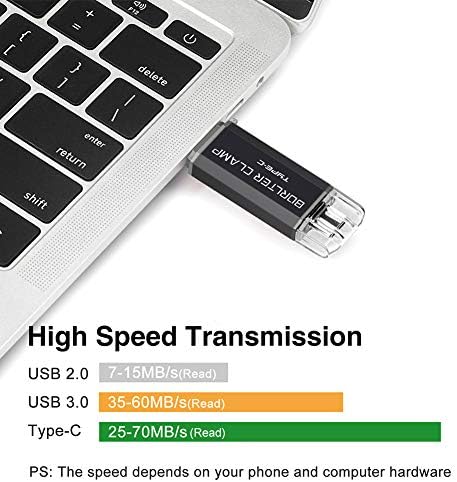 High-Speed 512 GB Dual Port USB 3.0 Type C Flash Drive – Versatile OTG Memory Stick for Android Smartphones & PCs, Compatible with Samsung Galaxy S10/S9/S8/Note 9, LG, Google Pixel – Compact & Stylish Red Design for Effortless File Transfers