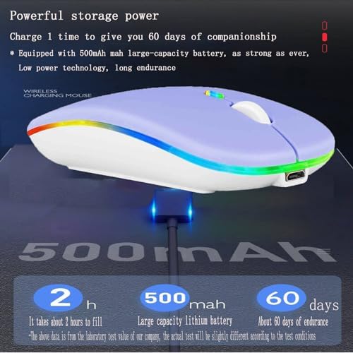 Seamless Productivity with 3 Pack Rosy Glow Red Wireless Bluetooth Mouse – Rechargeable, Silent, and Slim Dual Mode Mice for Laptop, Desktop, i Pad, and Mac – Perfect for On-the-Go Professionals and Students