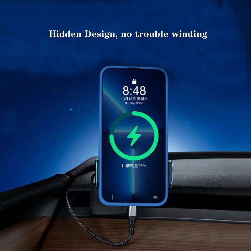 Revolutionary OBD In-Car Charger for Tesla Model 3 & Y – Dual-Port Type-C and USB Fast Charging Solution with Sleek Hidden Design for Ultimate Convenience and Enhanced Device Compatibility