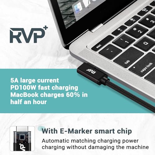 Premium 90 Degree USB C to USB C Cable – 20 Gbps Data Transfer, 100 W Right Angle Charger, 4 K Video Output, E-Marker Technology, 9 FT Length, 2-Pack – Ideal for Thunderbolt 4/3 Devices, Perfect for Gamers and Professionals – Durable Connectivity Solution for Ultimate Performance