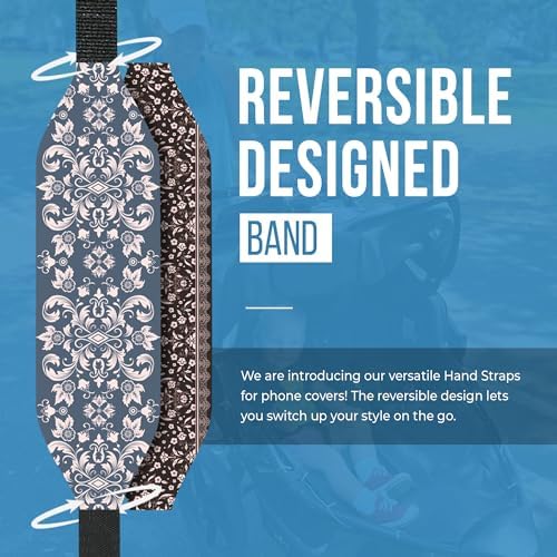 Floral Lace Anti-Slip Phone Grip Strap Set – Customizable Detachable Holder for Enhanced Smartphone Security, Reversible Design for Personalized Style, and Effortless Wireless Charging Compatibility – Elevate Your Daily Mobile Experience with Fashion and Functionality