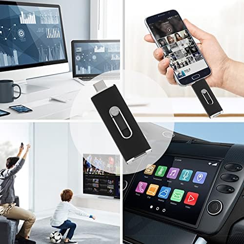 Revolutionize Your Data Storage with a 128 GB Dual USB 3.0 Flash Drive – Seamless Type-C & USB-A Compatibility for Fast Transfers Across Smartphones, Tablets, and Computers, Perfect for i Phone & Mac Users!