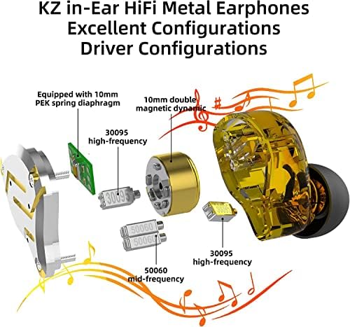 Discover the KZ ZS10 PRO Wired Gaming Earbuds – the Ultimate In-Ear Monitors with Advanced 4 BA + 1 DD Drivers for Audiophile-Level Sound Quality and Gaming Precision. Engineered with Superior Noise Cancelling Technology, these Ergonomically Designed Earbuds Feature a Detachable 2-Pin Cable for Effortless Replacement and Enhanced Compatibility Across Devices. Experience Unmatched Comfort During Extended Sessions, Thanks to Their Snug Fit, While the Built-In Microphone Facilitates Seamless Communication for Gaming or Calls. Immerse Yourself in Rich, Detailed Audio Like Never Before – Elevate Your Listening Experience with KZ ZS10 PRO, Where Exceptional Sound Meets Durable Craftsmanship. Perfect for Gamers and Music Enthusiasts Seeking High-Performance Earbuds That Deliver on Every Level.