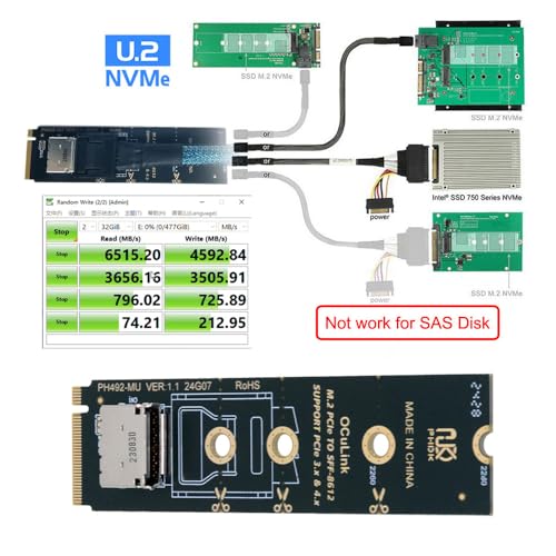 Unlock Blazing Fast Data Transfers with cablecc PCI-E 3.0 M.2 M-Key to Oculink SFF-8612/SFF-8611 Host Adapter – Perfect for Gamers & Creators Seeking Ultimate NVMe SSD Performance. Experience unparalleled speed and compatibility with this high-performance adapter engineered for M.2 NVMe SSDs in the 2260 form factor. The cutting-edge Oculink SFF-8612 and SFF-8611 connections ensure robust data transmission for seamless gaming and content creation. Enjoy hassle-free installation and a durable design that stands up to daily demands, making this essential upgrade a must-have for any advanced computing setup. Whether you’re enhancing your workflow or building the ultimate gaming rig, this PCI-E 3.0 adapter guarantees enhanced performance and reliability. Elevate your data storage capabilities today and discover the difference this premium internal SSD accessory can make in your system’s efficiency and speed. Don’t compromise on quality—transform your digital experience with the cablecc Oculink Host Adapter now!