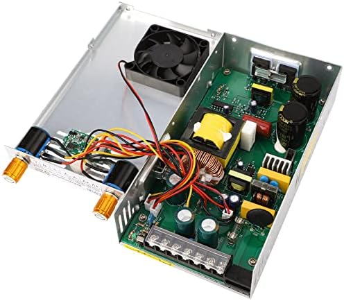 DROK 24 V Adjustable Power Supply – High-Efficiency AC to DC Converter for Reliable Power Delivery, 20 A 480 W Regulated Adapter Perfect for Computer Labs and Versatile Electronic Applications, Adjustable 5 V to 24 V Voltage Transformer for Enhanced Performance and Compatibility