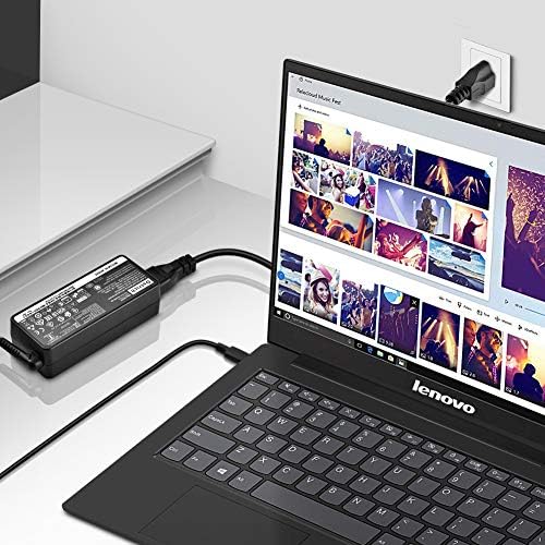 High-Speed 65 W USB-C Laptop Charger for Lenovo Think Pad and Yoga Models – Universal Compatibility & Safety Certified Power Supply for Fast Charging on the Go