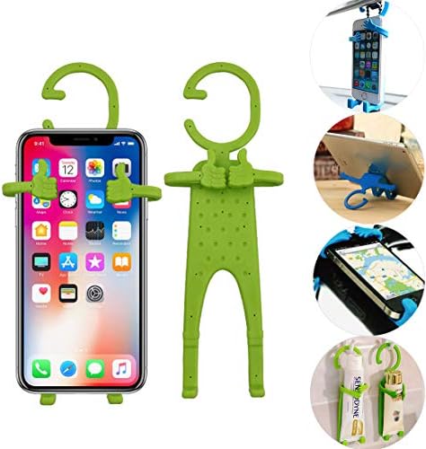 Flexible Cell Phone Holder Hands-Free Universal Car Mount,GPS Navigation Battery Charging Desktop Stand (4 Pack A) – Enhanced Compatibility and Speed