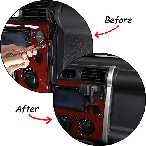 Revolutionize Your Driving with the Toyota FJ Cruiser Phone Mount: Secure Air Vent Holder for Hands-Free Navigation and Connectivity (2007-2021) – Universal Compatibility for All Mobile Devices, Effortless Installation, and Sleek Aesthetic Integration