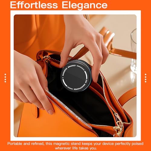 Ultimate Vacuum Suction Magnetic Car Phone Holder for Mag Safe | 66 LBS Super Strong Suction Cup | 360° Adjustable Magnetic Mount | Quick Release Design | Universal Compatibility for All Smartphones on Smooth Surfaces | Enhanced Driving Safety and Convenience