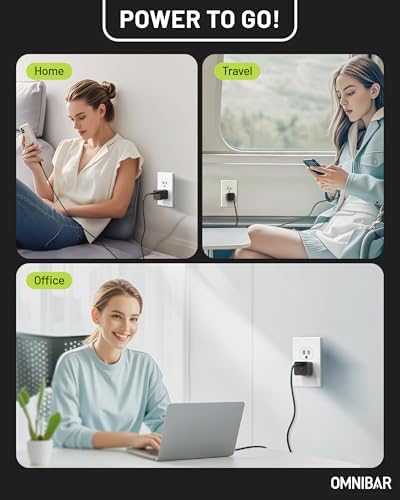 35 W Dual-Port USB C Charger Block – Ga N Fast Wall Adapter with Foldable Plug | PD 3.0 & PPS for i Phone 16/15/14/13, Galaxy S24/S23, Pixel 8/7, Mac Book Air & More – Ultimate Compact Power Solution for Home & Travel