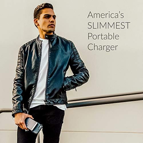 Ultra-Slim Crave 10,000 m Ah Power Bank – High-Performance Aluminum Portable Charger with Quick Charge QC 3.0 & Dual USB/Type-C Outputs – Essential External Battery Pack for i Phone, i Pad, Samsung & More – Reliable Power for Busy Lifestyles