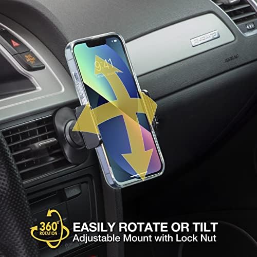 Scosche UH4 ODEX2-SP Premium Telescoping Phone Mount – Versatile Quick Grip Suction Cup and Adhesive Holder with Adjustable Arms for Enhanced Navigation and Safety on the Road