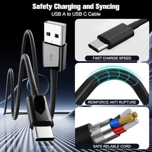 Premium Carplay Cable for i Phone 16/15 & i Pad – 6 ft USB A to USB C Charging & Sync Cord – Enhanced Speed & Compatibility for Seamless Connectivity in Your Vehicle – Durable White Design for Everyday Use – Ideal for i Phone 16/15 Pro, Plus & Max Models, i Pad 10 th Gen & Air – Elevate Your Driving Experience with High-Performance Data Transfer & Power Solutions