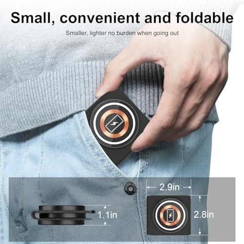 Ultra-Fast 3-in-1 Samsung Wireless Charging Station – Foldable 15 W Charger for Galaxy S24/S25 Ultra, Galaxy Watch 7/6 Classic, and More – Compact, Efficient Design for Home and Travel, Enhanced Compatibility for All Your Devices