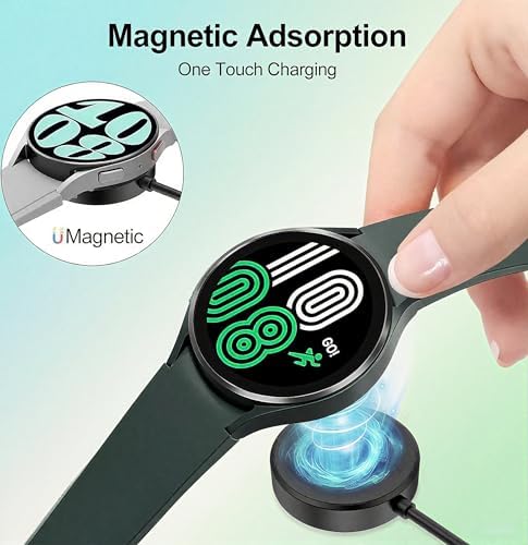 Effortlessly Power Up Your Galaxy Devices with the 25 W 2-in-1 Fast Charger – Optimized USB-C Solution for Charging Galaxy Watches and S20 to S24 Smartphones Simultaneously – Compact 3 ft Cable for Enhanced Portability and Performance Mastery