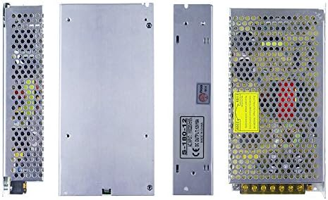 12 V 15 A High-Efficiency Power Supply Adapter for LED Strips & CCTV Systems – Versatile AC to DC Converter with 180 W Output – Enhanced Safety Features & Compact Design for Reliable Performance in Various Applications