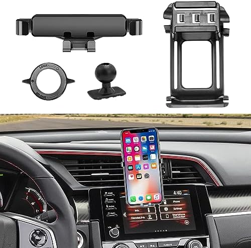 Toyota Tundra & 2 nd Gen Sequoia Magnetic Phone Holder for Air Vent (2007-2013) – Anti-Shake 360° Rotation Dashboard Stand – Premium Black Automotive Accessory for Safe Hands-Free Navigation and Streaming