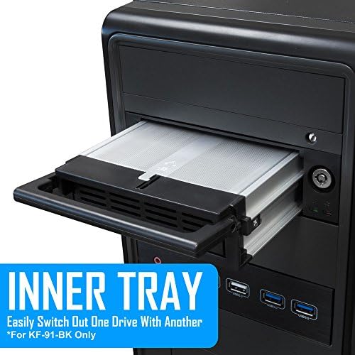 Kingwin Universal Hot Swap Mobile Rack for 2.5” & 3.5” SSD/HDD – Effortless Internal Tray-Less SATA Hard Drive Backplane Enclosure with 6 Gbps Support for SATA I/II/III & SAS I/II – Ultimate Flexibility and Enhanced Data Transfer Speed for Efficient Storage Management