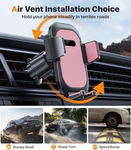 Revolutionary 360-Degree Adjustable Car Phone Holder with Superior Suction Power for Secure Dashboard and Windshield Mounting – Universal Fit for All Devices and Cases, Extended Arm Flexibility for Effortless Navigation and Hands-Free Communication