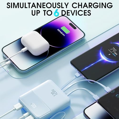 ATTCL 10000 m Ah Fast Charging Power Bank – Ultra-Portable Battery Pack for Travel & Outdoor Adventures – Dual USB Multi-Device Charger with Smart LED Display – Sleek, Lightweight Design for Phones, Tablets, and Laptops – Essential Travel Companion for Staying Connected