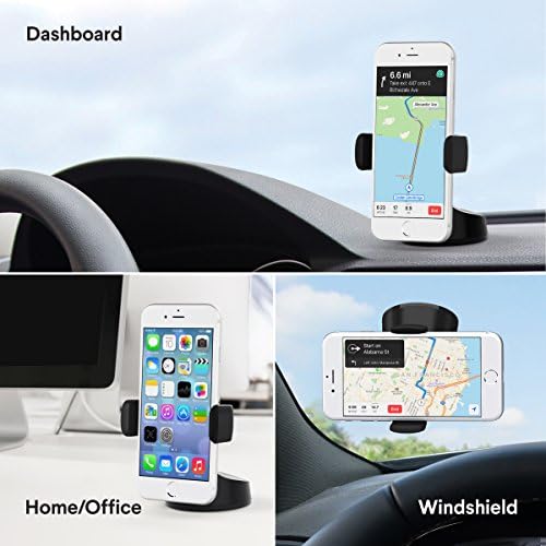 Kenu Airbase 360-Degree Magnetic Car Phone Holder – Versatile Dashboard & Windshield Mount for i Phone, Samsung, and Android Devices – Strong Suction Cup for Stability and Safety on the Road – Effortless One-Handed Operation for Ultimate Convenience