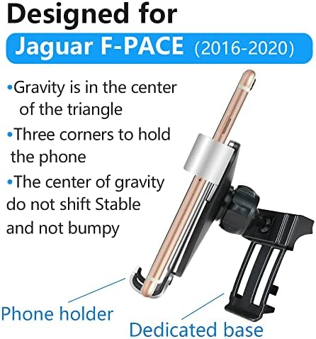 Jaguar F-PACE 2017-2020 Car Phone Holder – Premium Air Vent Mount for Enhanced Navigation & Charging – Universal Smartphone Cradle for Safe Driving and Stylish Interior – Durable Auto Accessory for Hands-Free Use