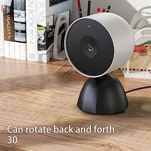 Wired Charging Stand for Google Nest Cam Battery – 9.8 Feet Cable Base for Seamless Power & Enhanced Security – Stylish White Design for Smart Home Setup – Reliable Accessory for Nest Cam Battery Users