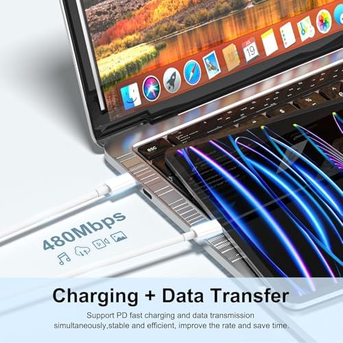 Apple MFi Certified 10 ft Lightning Charger Cable – Dual Pack Fast Charging Cords with USB Wall Adapters for i Phone 14/13/12/11 Pro Max/SE/i Pad – Ultimate Convenience & Speed for All Lightning Devices