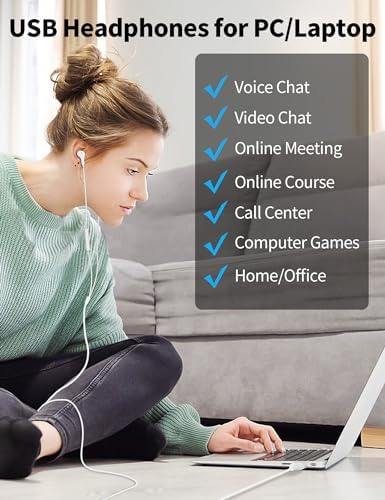 Magnetic USB C Earbuds for Samsung Galaxy S24 Ultra, S23 FE, S22, S21, A54, A53 & i Phone 16, 15 Pro Max – Noise Isolating Wired Headphones with Microphone and Volume Control for Enhanced Audio Experience – Perfect for Music Lovers and Professionals