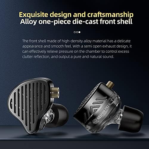 Revolutionize Your Audio Experience with KZ X HBB PR2 Planar Magnetic In-Ear Monitor Headphones – Premium Hi-Fi Alloy Shell Design, Removable Silver-Plated Cable for Enhanced Compatibility and Speed, Ergonomic Comfort for Long Listening Sessions