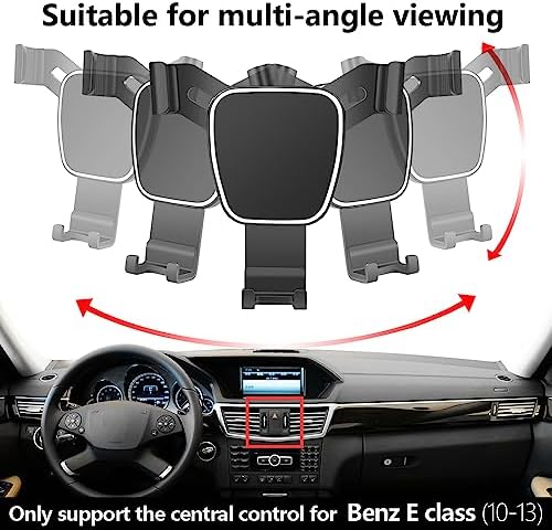 Premium Car Phone Holder for 2024-2025 Mercedes-Benz E-Class E350 E450 – Sleek Dashboard Mount for Safe Navigation & Hands-Free Use – Enhanced Stability and Aesthetic Integration for Ultimate Driving Experience