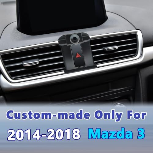 COMETURE Mazda-Specific Car Phone Holder Mount – Premium 360-Degree Adjustable Smartphone Cradle for i Phone & Android – Effortless Installation & Enhanced Driving Safety Accessory for Mazda 6 (2016-2017)